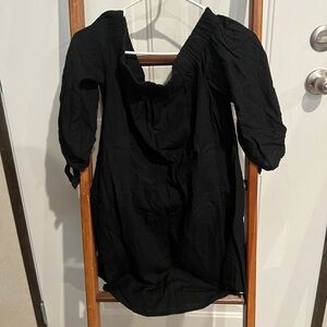 Strapless, off the shoulder midi summer dress